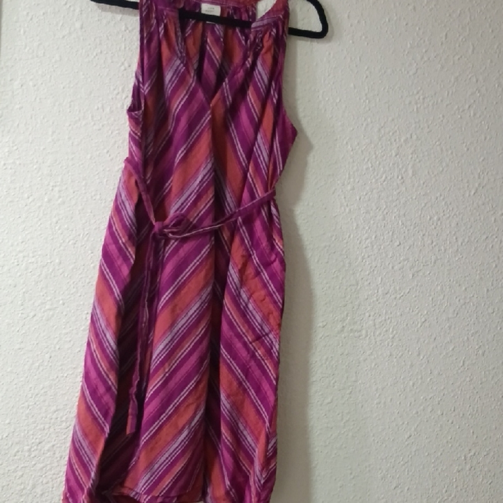 a new day Pink & Orange Striped Top